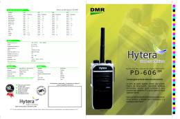 Folleto PD-606 Hytera 2012