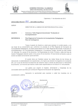 li DIRECCIÓN REGIONAL DE EDUCACIÓN