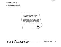 ACTIVIDAD No l: