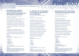 2010 Folleto Posgrado Psicopedagogía