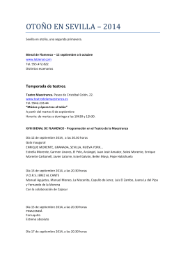 OTOÑO EN SEVILLA – 2014