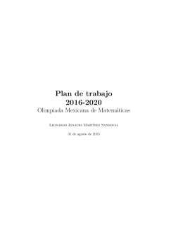Plan de Trabajo Leonardo Ignacio Martínez Sandoval