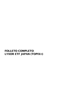 FOLLETO COMPLETO LYXOR ETF JAPAN