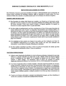 BOB MCCLOSKEY INSURANCE / BMI BENEFITS, L.L.C