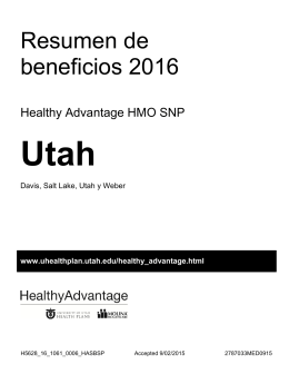 Resumen de beneficios 2016
