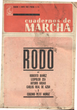 cuadernos de marcha n° 1 mayo 1967