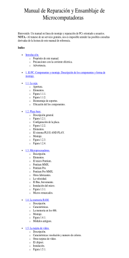 Reparar y ensamblar