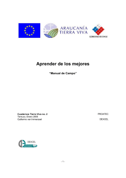 Aprender de los mejores (Manual de Campo)