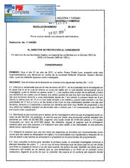 AlternaTIFF printout - Superintendencia de Industria y Comercio