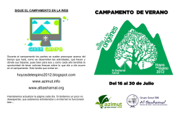 CAMPAMENTO DE SEMANA SANTA´03