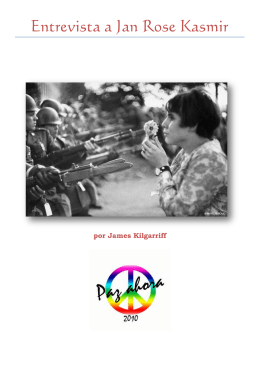 Entrevista a Jan Rose Kasmir