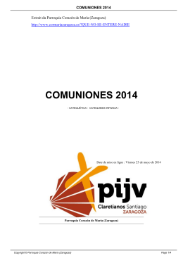 COMUNIONES 2014