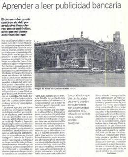 Aprender a leer publicidad bancaria