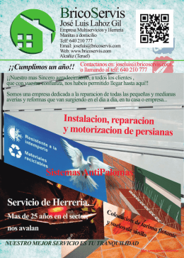 \ BriooServis - BricoServis, Reparaciones en el hogar y la empresa