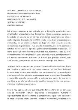 SEÑORES COMPAÑEROS DE PRESIDIUM