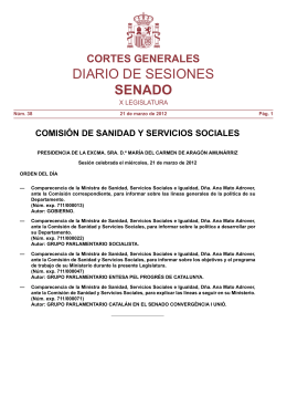 Diario de la sesión