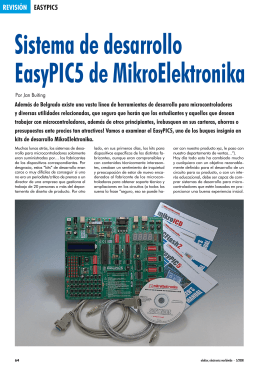 Sistema de desarrollo EasyPIC5 de MikroElektronika