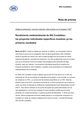 Nota de prensa