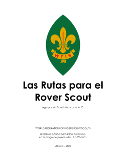 Las Rutas para el Rover Scout