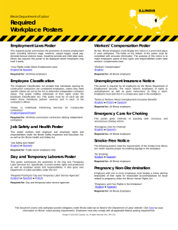 Required Workplace Posters