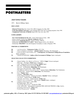 José Carlos Casado - Postmasters Gallery