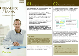Bienvenido a Bankia_OIE