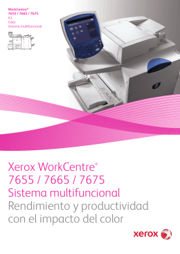 WorkCentre 7655/7665/7675 Brochure