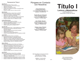 Título I - West Des Moines Community Schools