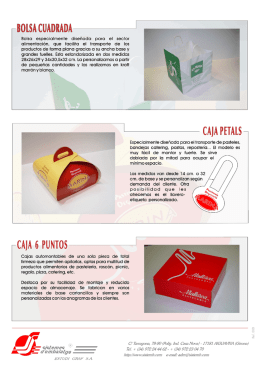 Catálogo Bolsas y Cajas pastel