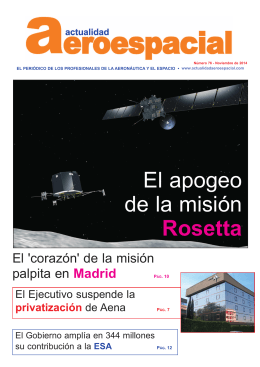 El apogeo de la misión Rosetta