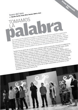 Tomamos la Palabra - Provincia Sagrado Corazón