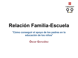 Relación Familia-Escuela