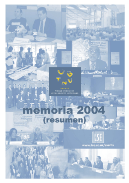 Memoria 2004 del Foro UBUNTU (resumen)