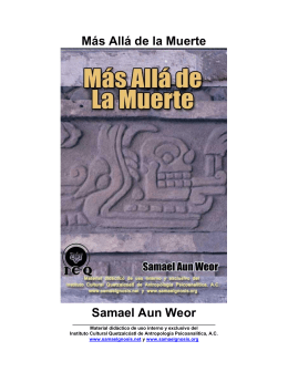 Más allá de la muerte PDF - Instituto Cultural Quetzalcoatl