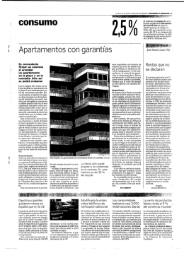 Apartamentos con garantías