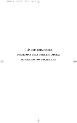 inserción laboral de personas