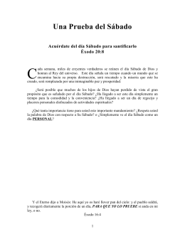 Una Prueba del Sabado