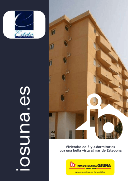Viviendas de 3 y 4 dormitorios con una bella vista al mar de Estepona
