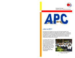 ¿Qué es APC?