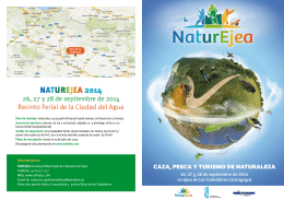 NaturEjEa 2014 - Ayuntamiento de Ejea de los Caballeros