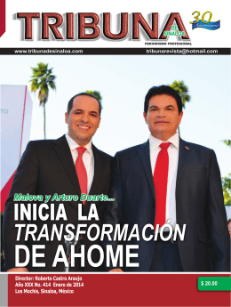 Descargar PDF - Revista Tribuna de Sinaloa