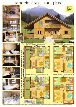Modelo CADÍ 180 plus - casas de madera la llave del hogar