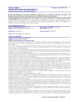 SMART-ISH FONDO DE GESTORES F.I.