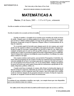 Spanish-Math A Ja05