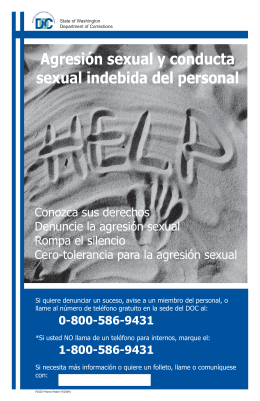 P262S PREA Prison Poster Spanish.indd