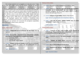 programación escénica 2008 - Blog antiguo de www.dostorres.es
