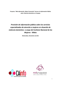Autores: CAinfo y RUCVDYS Provisi&oacute;n de informaci&oacute;n p&uacute;blica