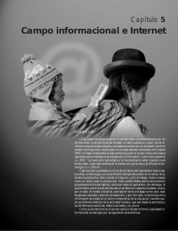Campo informacional e Internet - Centro de Documentación sobre