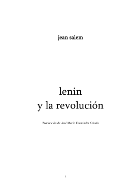 lenin y la revolución