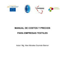 32. Manual de Costos y Precios para empresas textiles